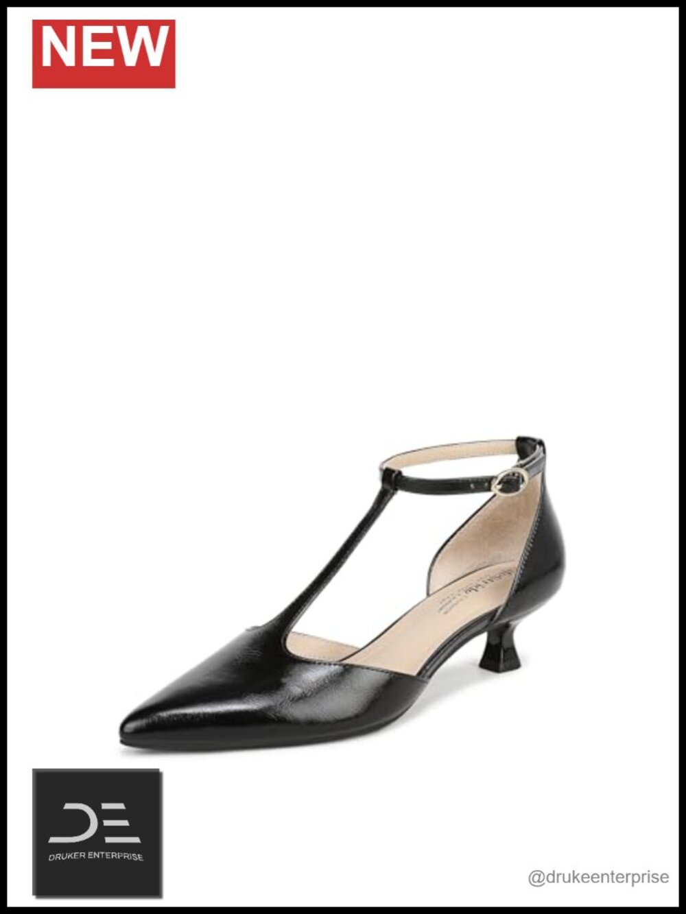 LifeStride Marion T-Strap Pump with Kitten Heel